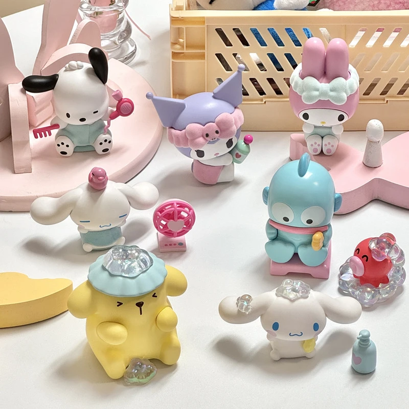 【确认款】三丽鸥沐浴时光盲盒库洛米帕恰狗摆件女生礼物