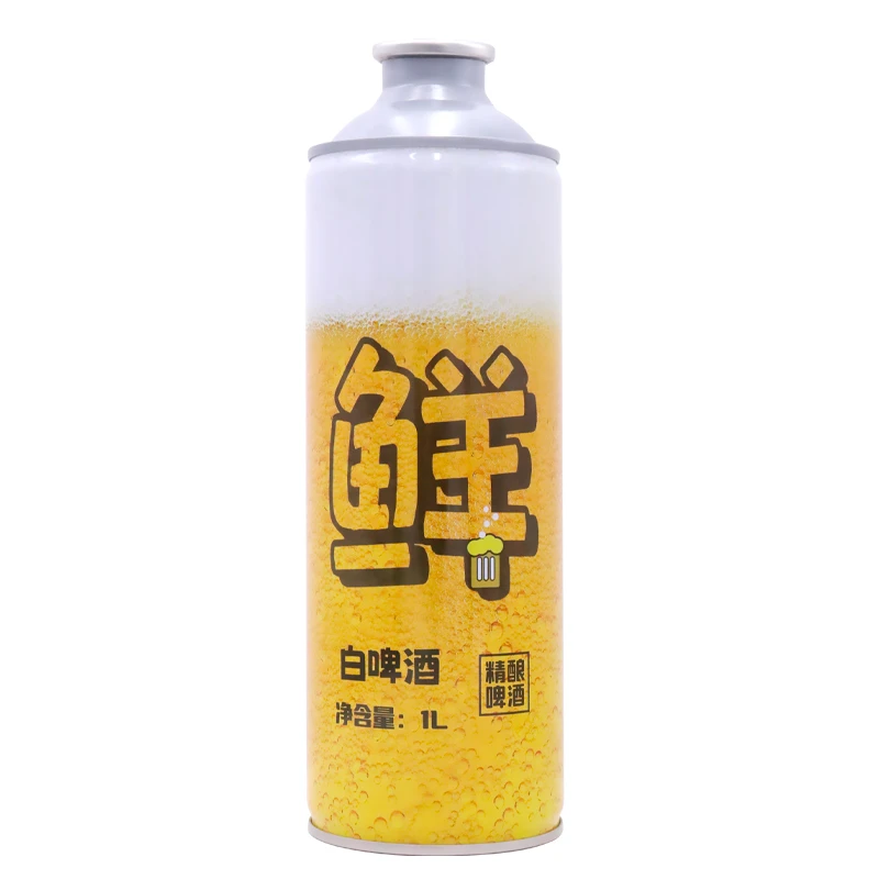 青西金啤精酿白啤酒鲜啤精酿啤酒青岛产 1L装7天保质期