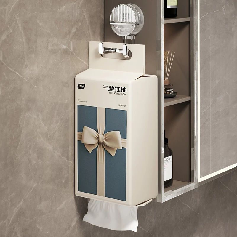 优勤吸盘纸巾挂钩卫生间壁挂洗脸巾卫生纸厕纸置物架厕所卷纸挂架