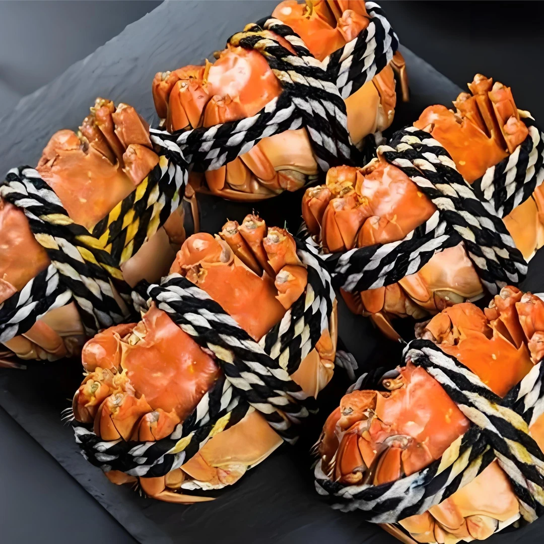 直播现做.香辣.大闸蟹（3两公+2.5两母<各5只，共10只>）