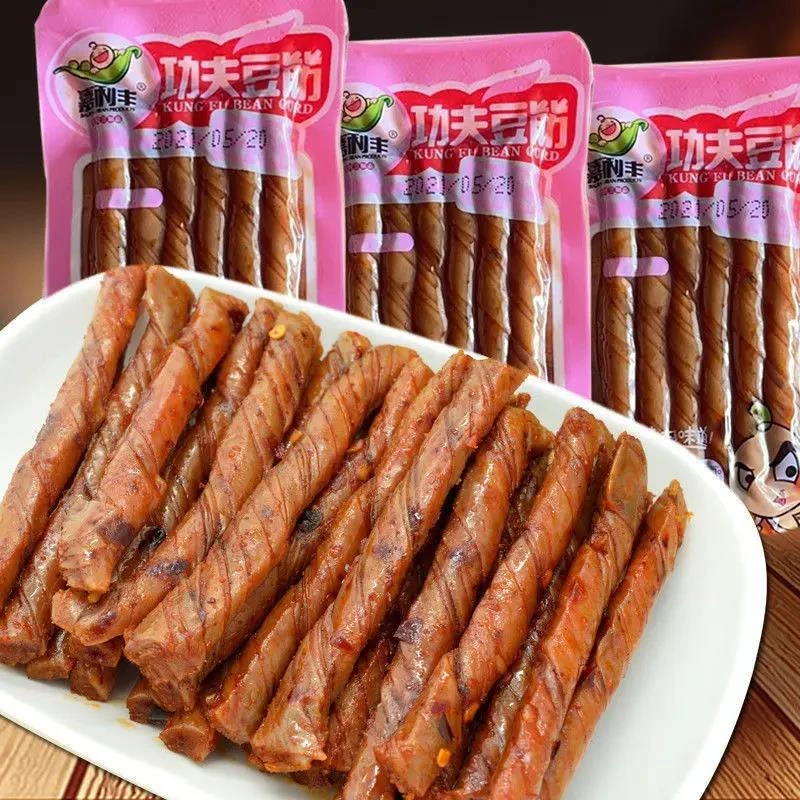 嘉利丰豆卷豆腐干老式辣片麻辣功夫豆筋辣条休闲食品怀旧零食童年