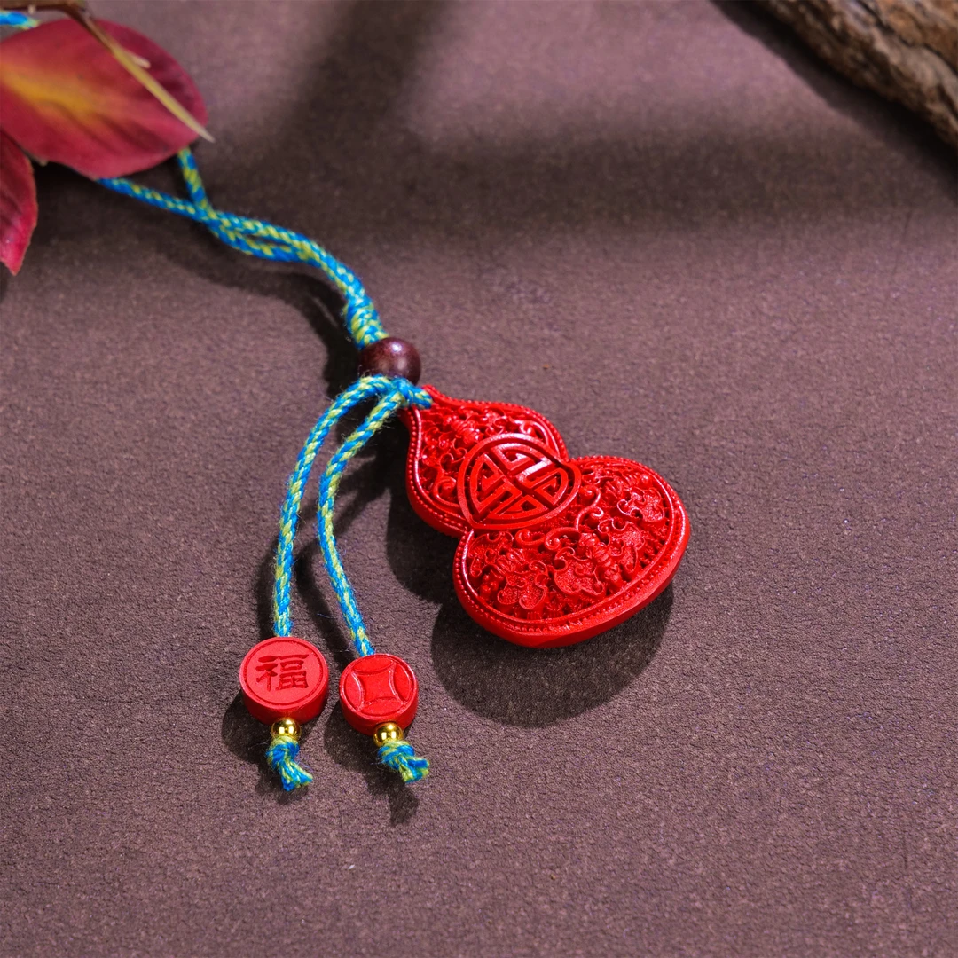 含辰砂工艺品【小雨来了】朱砂福禄手机链 精美 时尚