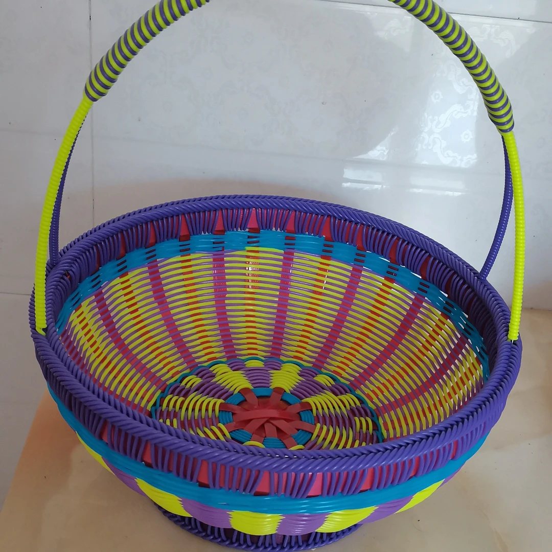 纯手工藤编手提篮菜篮子野餐篮购物篮水果篮花篮买菜