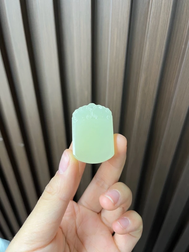 天然新疆戈壁料无事牌