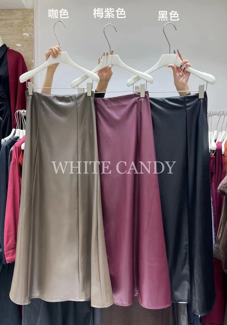 赫拉极简风显瘦半身裙 S9093（福福）