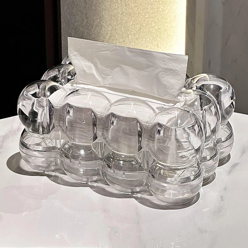 高颜值纸巾盒客厅轻奢创意抽纸盒餐厅茶几高级感摆件家用纸抽盒子