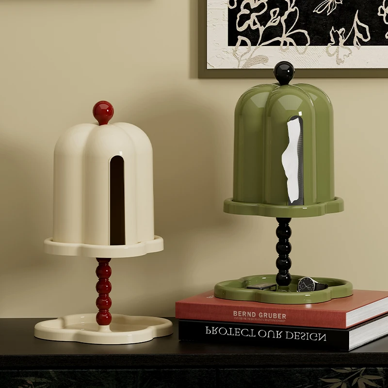 创意纸巾盒家用客厅高档抽纸盒桌面茶几收纳盒盒子新款卷纸盒摆件