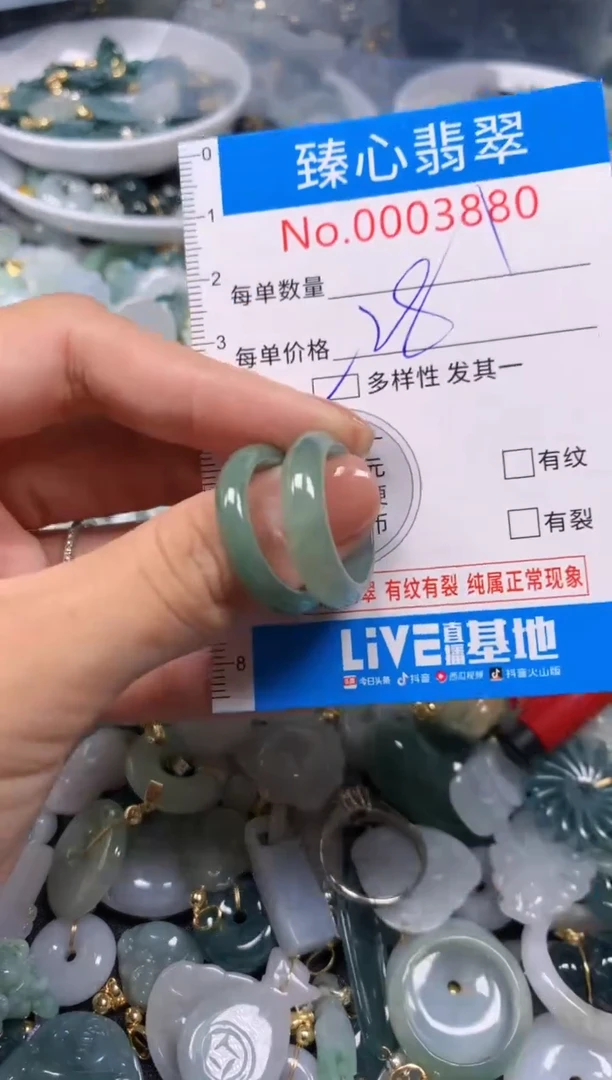 【闪购商品】翡翠颈饰未镶嵌含绳0003880