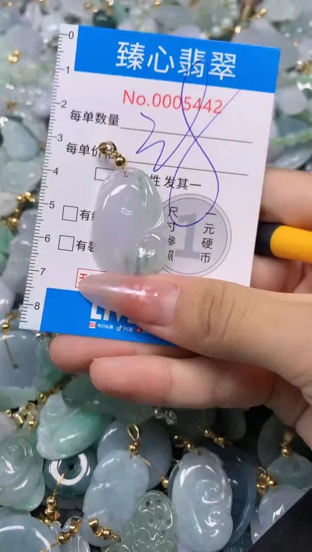 【闪购商品】翡翠颈饰未镶嵌含绳0005442