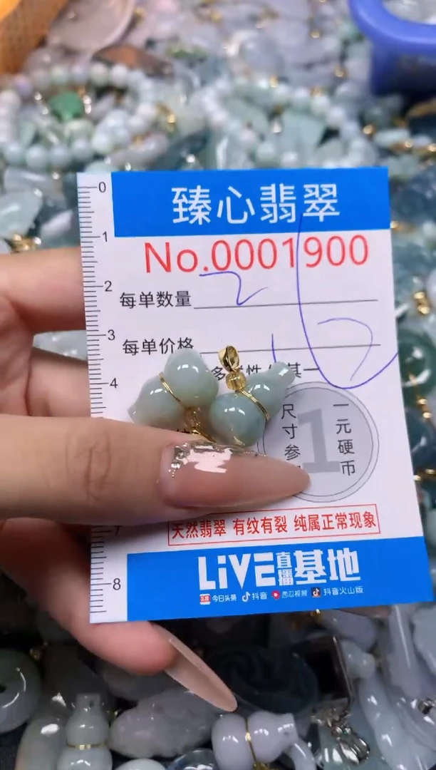 【闪购商品】翡翠颈饰未镶嵌含绳0001900