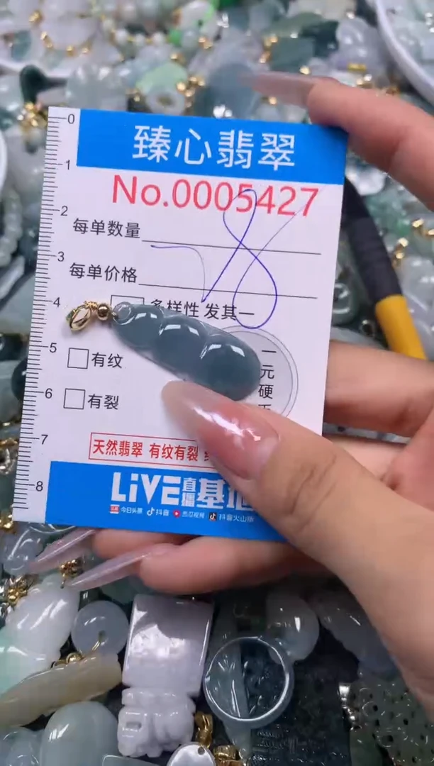 【闪购商品】翡翠颈饰未镶嵌含绳0005427