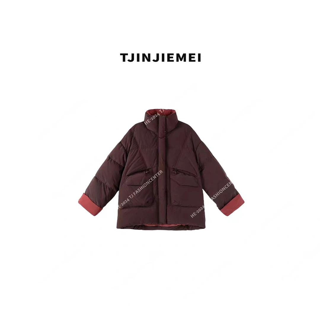 娟娟【容颜】设计感精致保暖羽绒服YRF2410-YR8712