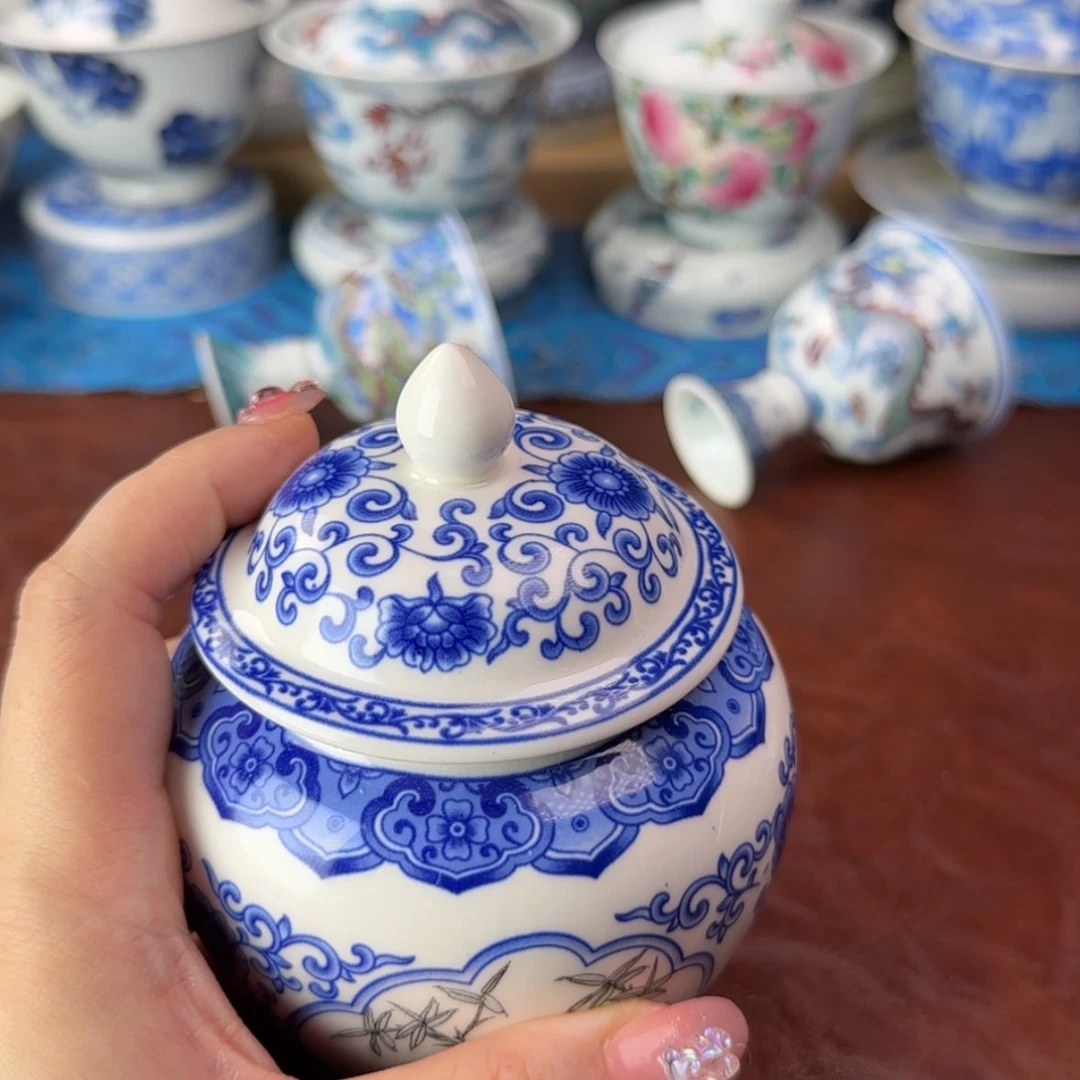 【闪购商品】瓷杯?****,茶叶罐