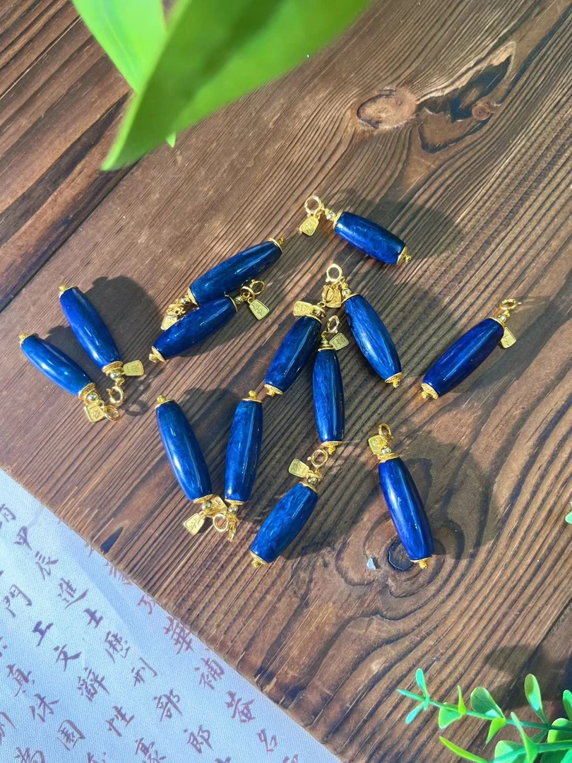 【大美】蓝舒 星际蓝满蓝桶珠吊坠