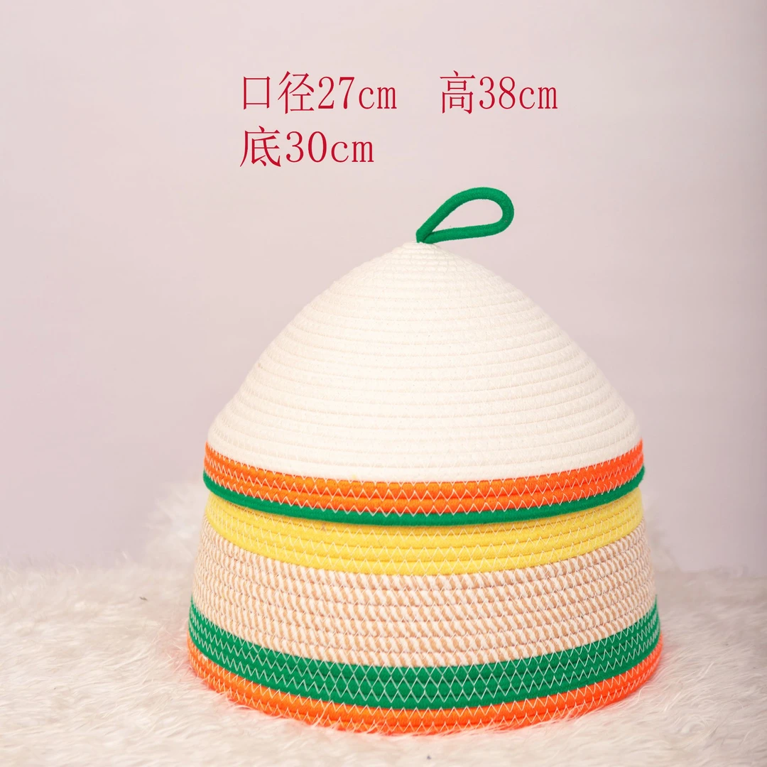 外贸棉绳居家收纳  谷仓 橙色