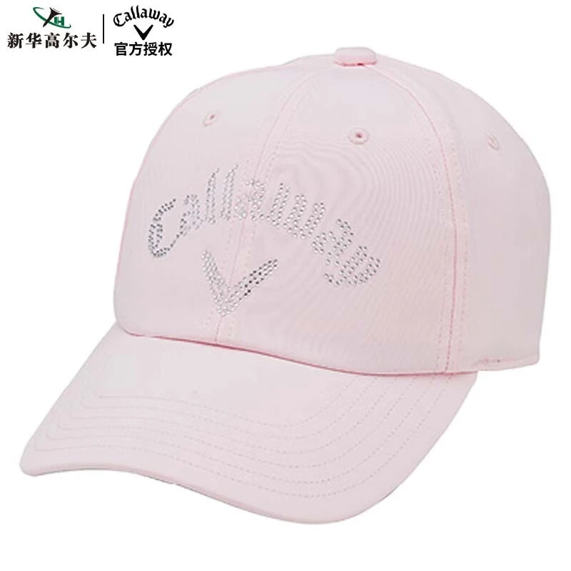 Callaway卡拉威高尔夫球帽女22夏季CRYSTAL可调节女帽运动遮阳帽