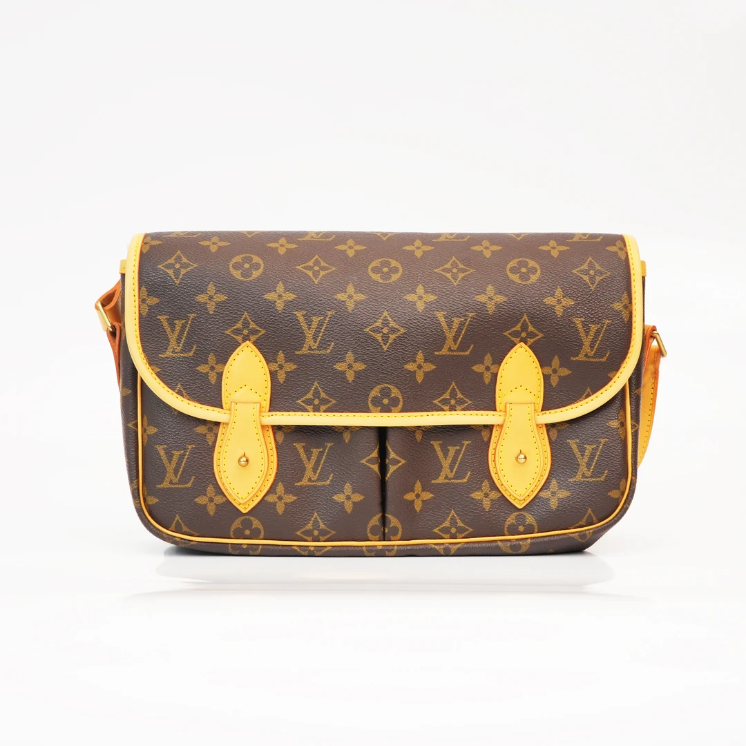 95新 LouisVuitton/路易威登 28老花双眼邮差狩猎包/植鞣革升级