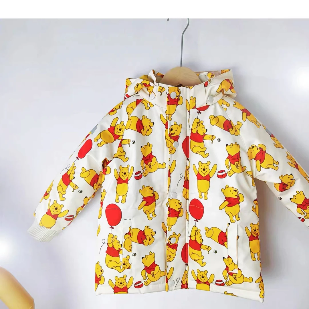 儿童加厚棉服保暖连帽外套冬季男女童上衣