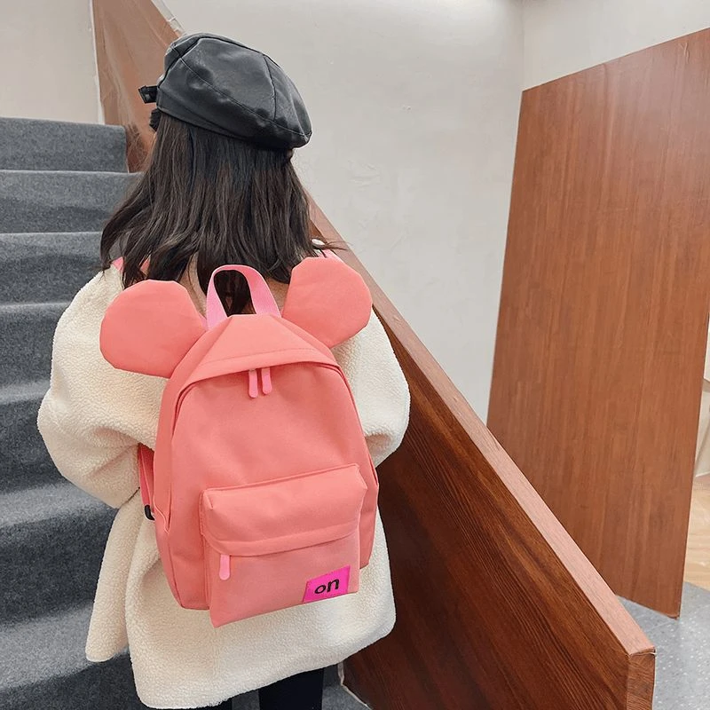 ins风【撤柜】2023新款卡通可爱大耳朵幼儿园书包儿童包尼龙