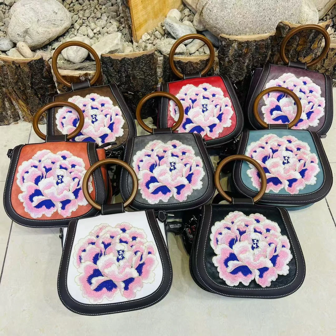 女包非遗苏绣手工点钻颜色看不清告诉主播或联系客服1649全色