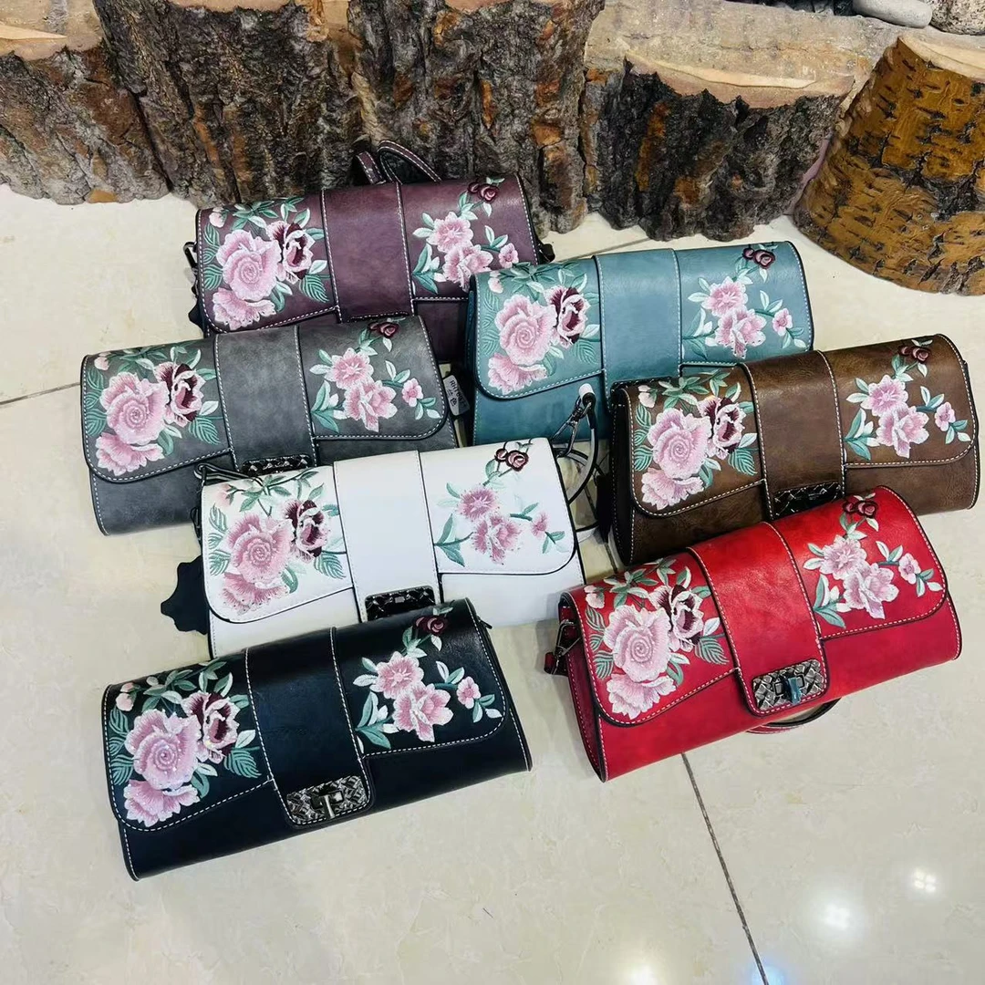 女包非遗苏绣手工点钻颜色看不清告诉主播或联系客服1637全色