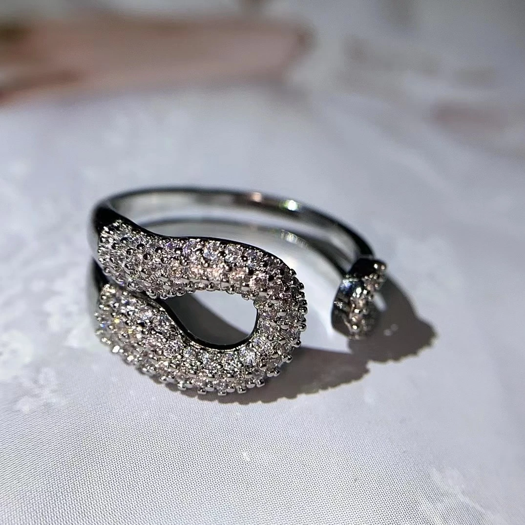 合金合成锆石戒指 1780日韩简约小清新IDo戒指指环女朋友生日礼物