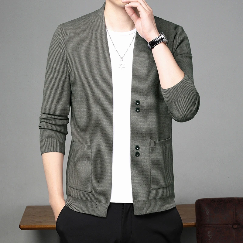 男士开衫春秋毛衣针织休闲春秋季秋季男士开衫春秋毛衣针织1230