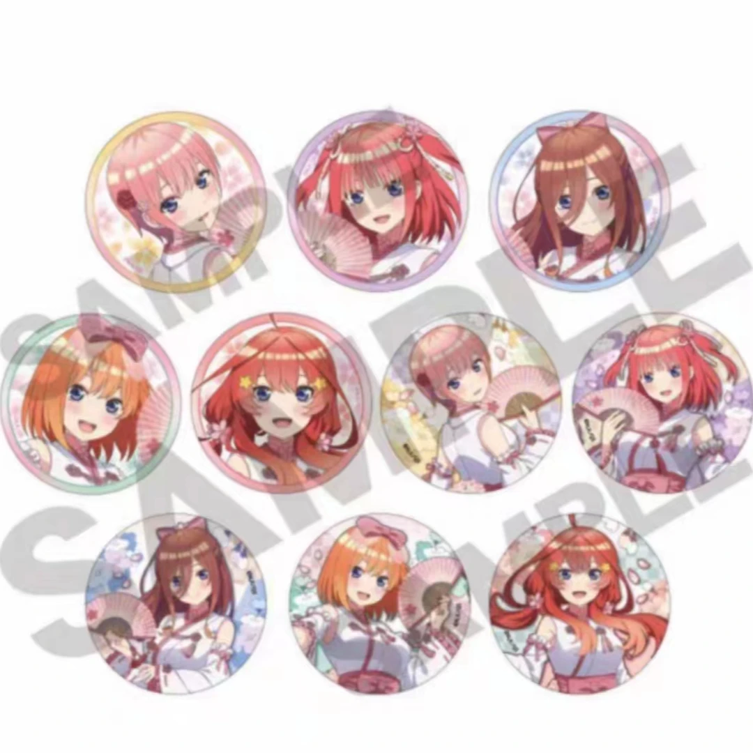 【日谷】五等分花嫁樱花巫女吧唧徽章收藏盲盒（盲盒代拆）