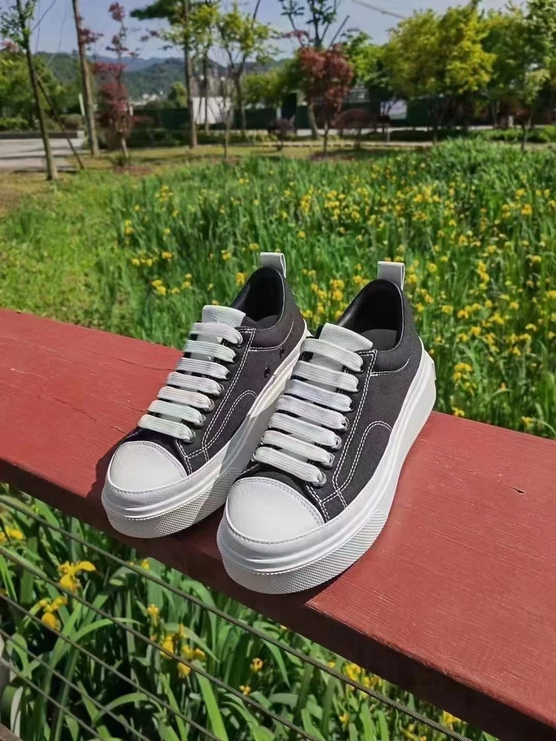 新款厚底低帮绑带休闲鞋小白鞋板鞋女鞋AX12198