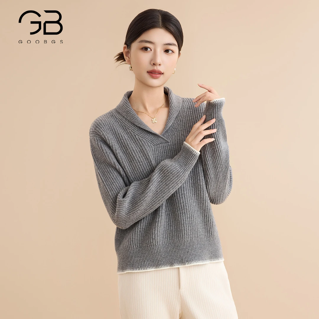 【谷邦L+】G4471018-6小香风针织衫女