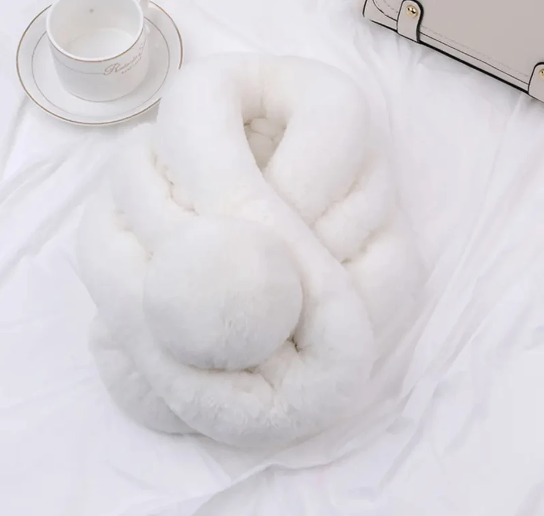 獭兔毛围巾