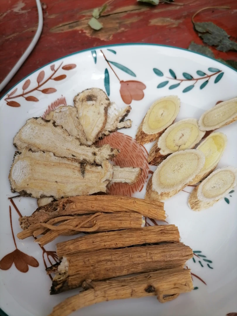 家种当归头片党参段黄芪切片各100g