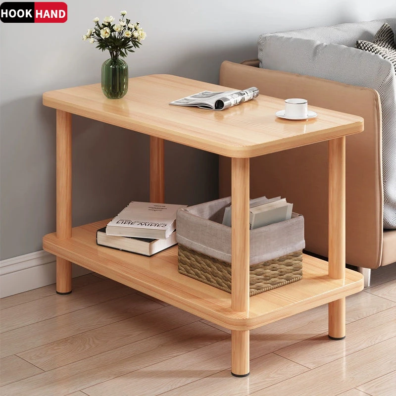 客厅小桌子沙发小茶几家用简易沙发边几卧室床头柜桌置物架出租屋