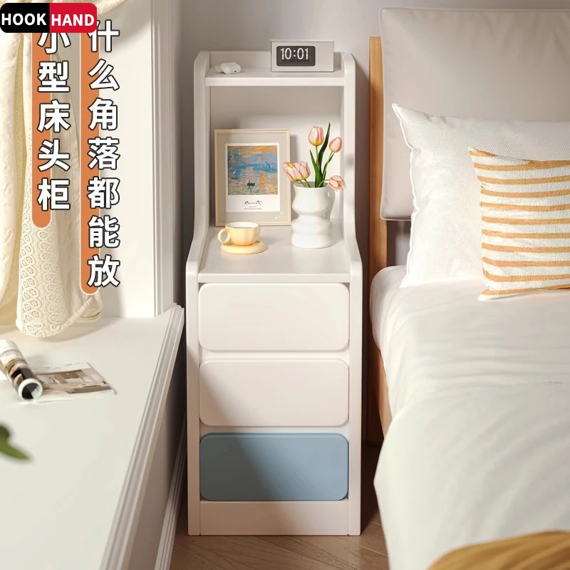 床头柜简约现代卧室小型超窄床边柜简易极窄置物架卧室收纳夹缝柜