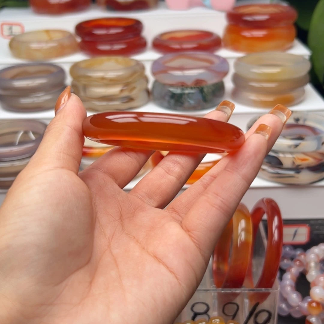 【闪购商品】玛瑙/玉髓手镯未镶嵌.*ଲ