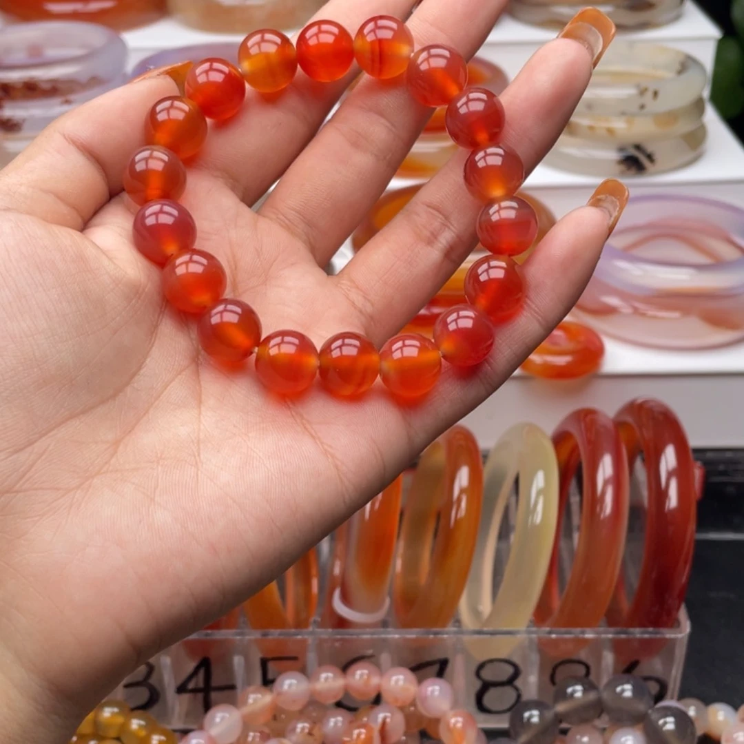 【闪购商品】玛瑙/玉髓手镯未镶嵌小***＊