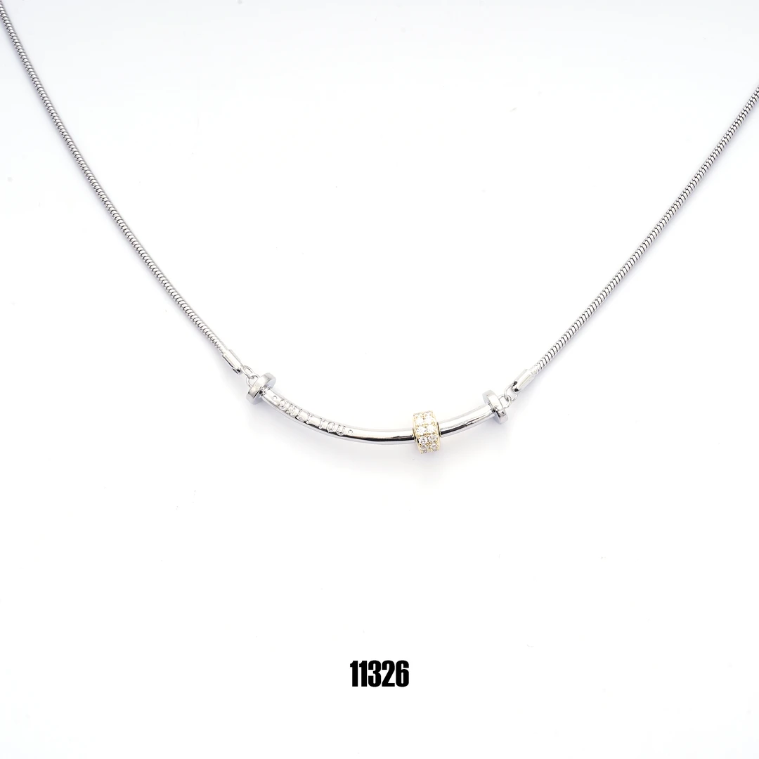 铜合金项链 11326百搭气质时尚锁骨链可调节项链（45cm＋5cm）±2cm