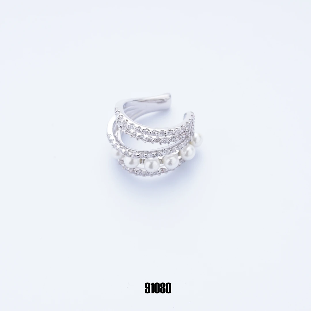 铜合金仿珍珠耳饰 91080精致轻奢气质时尚百搭百搭简约欧美款耳夹