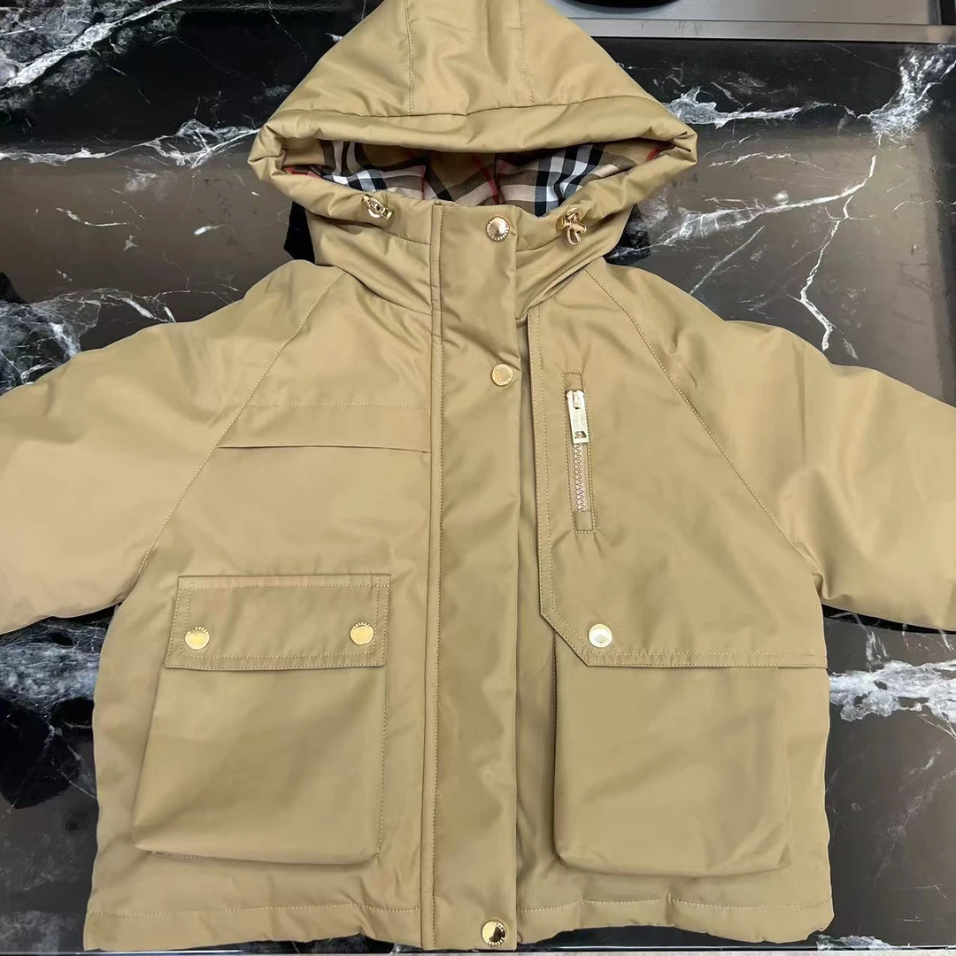 新款冬季儿童保暖加厚冲锋衣棉服外套66012