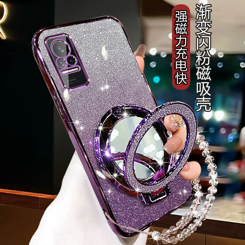 小米Civi手机壳女时尚网红高级XiaomiCIVI1s闪粉全包曲面屏5g软壳