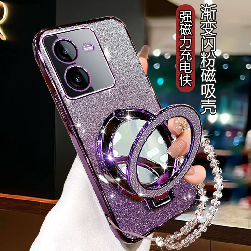 vivoIQOOZ8全包边手机壳女软胶5g超薄防摔iqoo z8x新款V2312A带镜