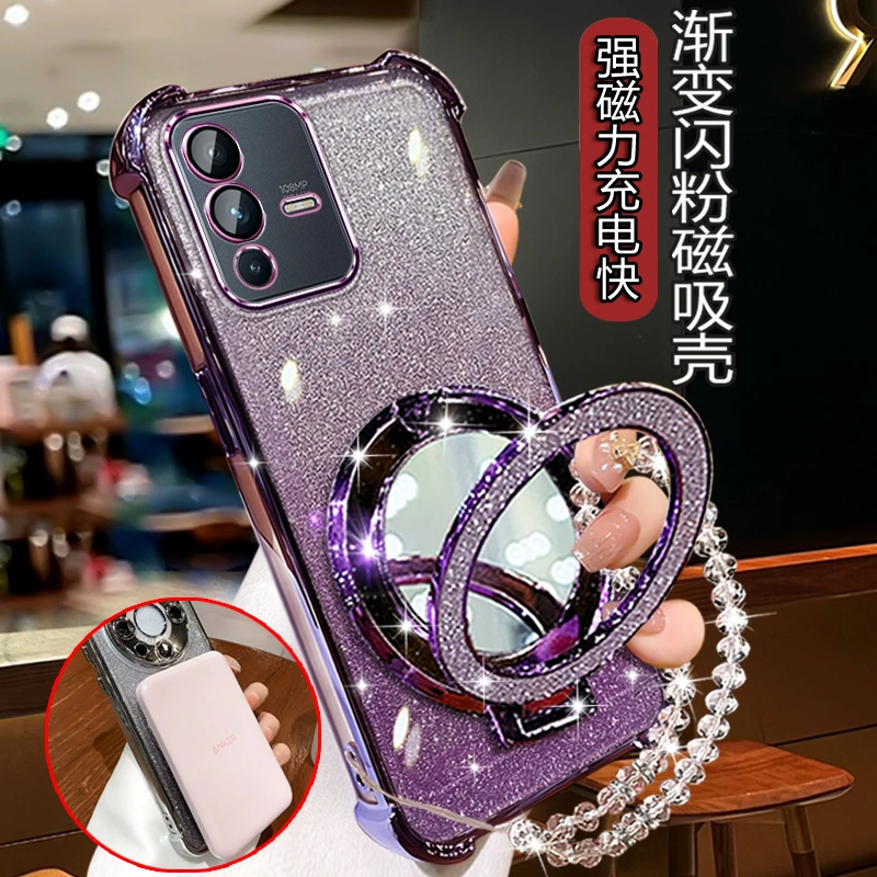 vivos12手机壳女潮款S12pro电镀轻奢VIVOs12po网红高级V2163A软壳
