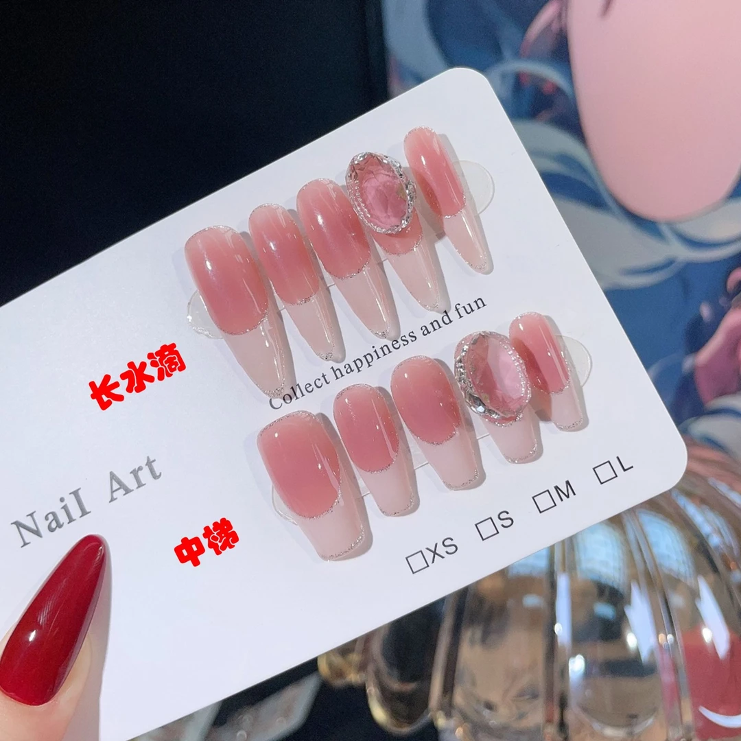 【罗曼蒂克】♡ 小指艺手工穿戴甲（设计感超嫩）