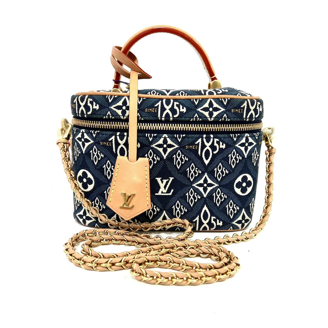 99新 LouisVuitton/路易威登 大迈/lv丹宁化妆包/99新/11748466