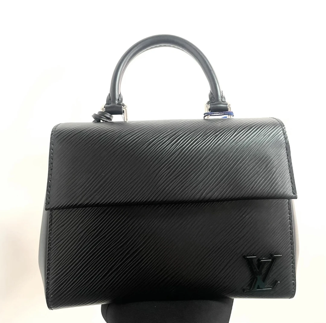 99新 LouisVuitton/路易威登 大迈/克鲁尼水波纹黑色bb/99新