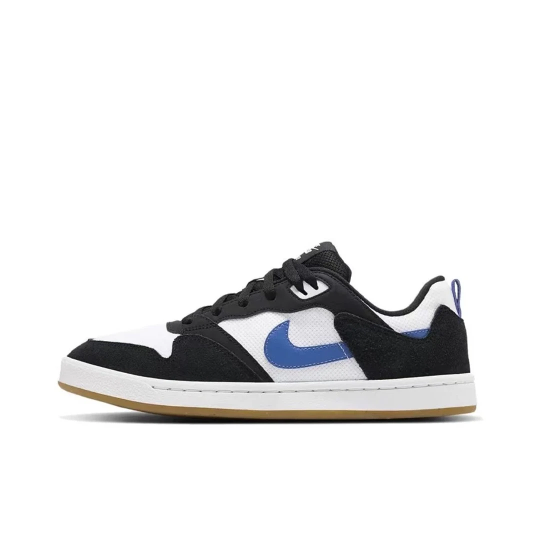 NIKE/耐克男鞋SB Alleyoop低帮黑白蓝经典耐磨休闲板鞋CJ0882-104