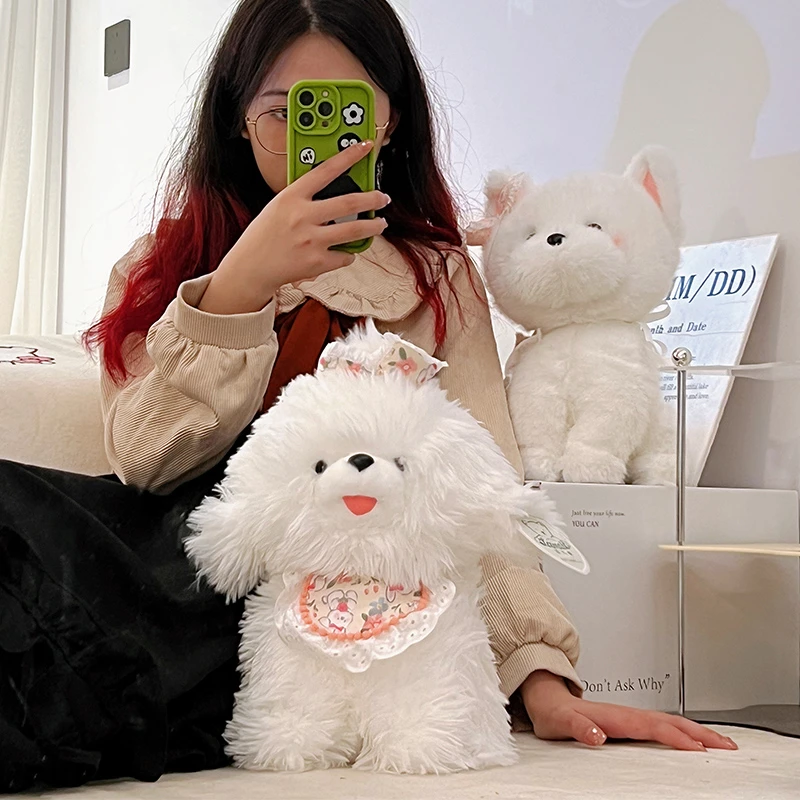 可爱狗狗毛绒玩具拉布拉多仿真小狗狗公仔布娃娃送孩子女友礼物