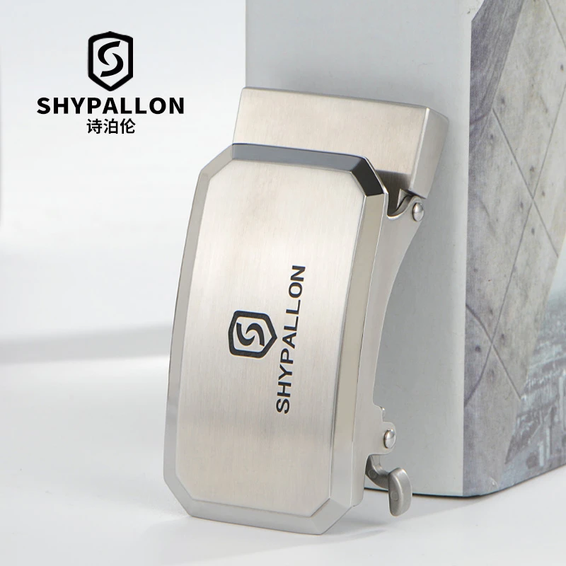 诗泊伦男款高档316不锈钢自动皮带扣头外穿腰带头卡子配件3.5CM