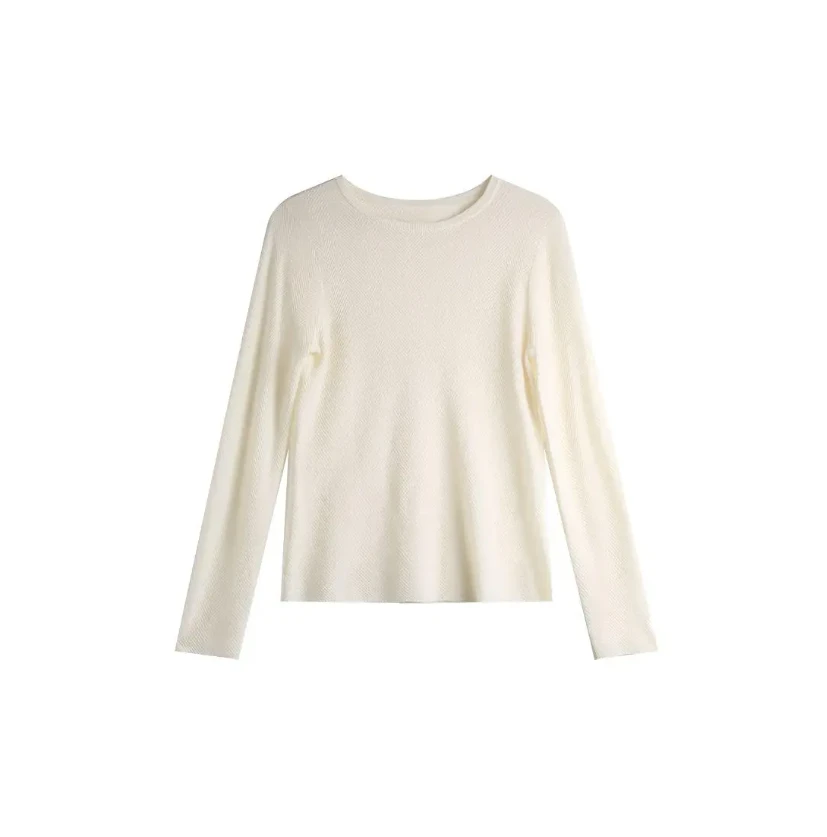 新款100羊毛气质轻奢套头上衣内搭女装 XF-081