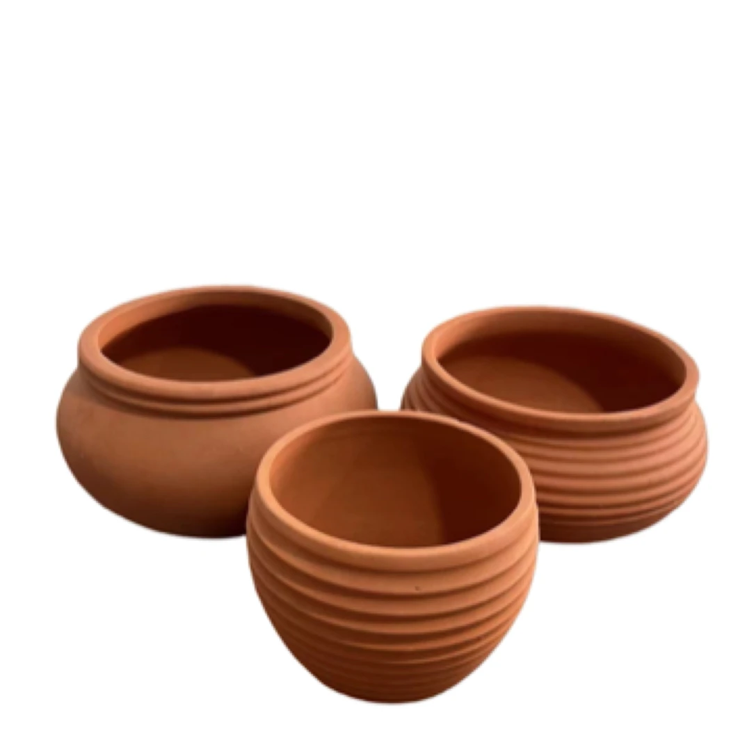 户外景观红陶盆庭院盆栽花盆大号陶土花盆红陶粗陶家用土陶罐清仓